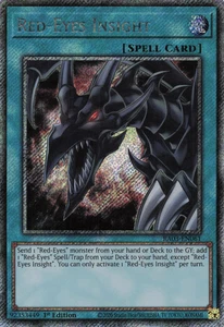 Yugioh Red-Eyes Insight RA03-EN061 - Platinum Secret Rare - Picture 1 of 1