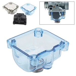 Motorcycle Transparent Carburetor Float Bowl Chamber Plastic Fit PHBG Carb 50cc - Picture 1 of 12