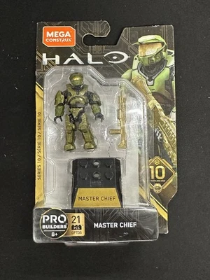 МИНИФИГУРКА HALO HERO SERIES 10 MEGA BLOKS CONSTRUX UNSC MASTERCHIEF GFT35 - Изображение 1 из 2