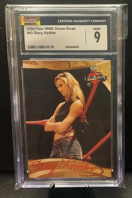 WWE Divine Divas Stacy Keibler 2004 #43 CGC 9 como nuevo Foto 1 de 2