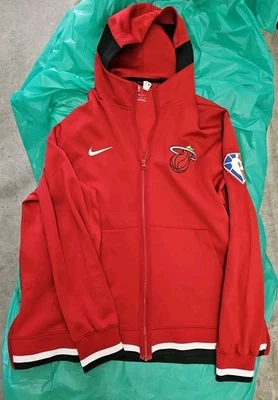 NBA Miami Heat Nike 75th Showtime Hoodie Full-Zip Size XXL PRE-OWNED 2XL - Image 1 of 4