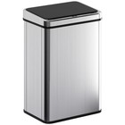 HOMCOM Kitchen Bin with Fast Motion Sensor, 40L Stainless Steel Sensor Bin