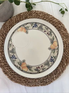 Mikasa Intaglio Garden Harvest Chip & Dip Crudité 11” Serving Charcuterie Plate - Picture 1 of 7