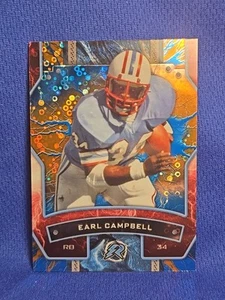 2024 Topps Resurgence Blue and Orange Spark Earl Campbell #40 oliatori - Foto 1 di 2