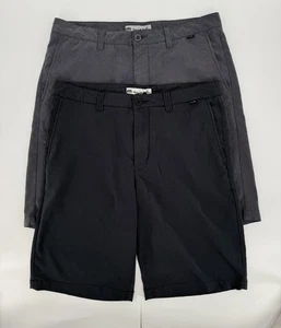 2 Stück Travis Mathew Golfshorts Herren Größe 34 Stretch Performance Reißverschluss Knopf - Bild 1 von 9