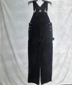 Mono con tirantes Squeeze de colección para mujer grande negro pana trabajo carpintero granjero tareas - Imagen 1 de 14
