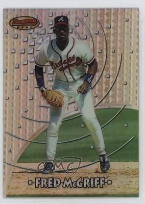 1997 Bowman's Best Refractor Fred McGriff #94 HOF - Image 1 of 2