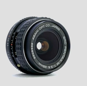 【NEUWERTIG++】SMC Pentax-M 3.5f 28mm MF Standard Objektiv K Mount Japan #69 - Bild 1 von 13