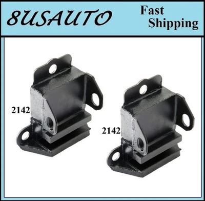 2PCS FRONT L&R MOTOR MOUNT FIT CHEVY BEL AIR, CAMARO, CHEVY II, IMPALA, MALIBU.. - Image 1 of 3