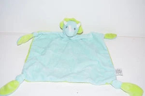 Stephen Joseph Hobby Lobby Lovey Security Blanket aqua green knots Dinosaur Baby - Picture 1 of 4