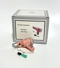 PHB Porcelain Hinged Box Pink Hair Dryer With Brush Trinket Midwest 38730 ~ New