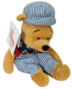 * CHOO CHOO POO 8" Disney Mini Bean Bag Plush, Winnie the Pooh, NWT - Picture 1 of 6