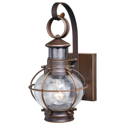 Chatham 1-Light Outdoor Motion Sensor in Coastal and Lantern Style 13.5 Inches - Image 1 of 4