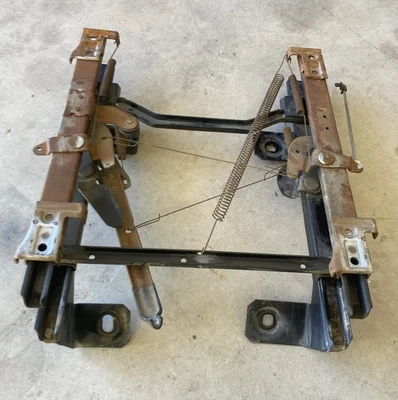 1989-1996 OBS Ford F150 F250 Bronco водительское ковшеобразное сиденье трековая рама ручной слайдер - Изображение 1 из 4