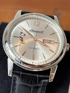 Ingersoll Disney Mickey Mouse Auto Watch, Ltd Ed #75/500, Rare Collectible Gifts - Picture 1 of 18