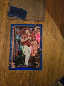 2025 Topps Series 1 Ryan Helsley Blue /150 St Louis Cardinals #241 - B425 - Bild 1 von 2