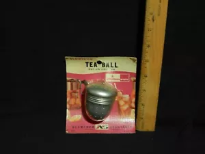 Bola de té de aluminio Chilton-Ware (Wisconsin, EE. UU.) *Nuevo stock antiguo* utilería retro limitada - Imagen 1 de 8