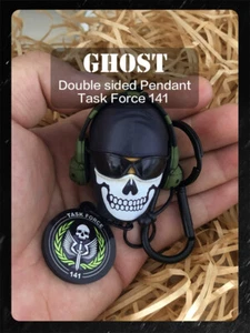 Game Call of Duty Ghost Pendant COD19 Task Force 141 Head Ornament Gift Box - Picture 1 of 8