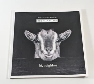 Welcome To The World of Beekman 1802 "hi, neighbor" Book Catalog Better Life - Picture 1 of 5