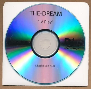 The-Dream - IV Play RARE promo test press CDr single w/ radio edit - Picture 1 of 1