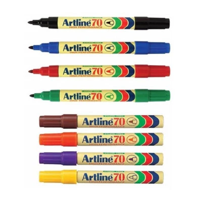 ARTLINE 70 PERMANENT MARKER Tip 1.5mm Chisel Bullet Nib Point Marker 107041 - image 1 of 4
