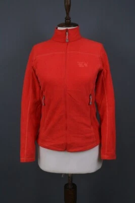 Mountain Hard Wear Red Long Sleeve Logo Full Zip Hiking Fleece Jacket Size S - Image 1 of 4