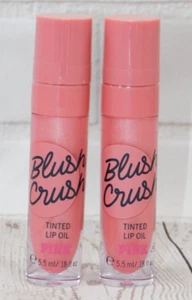 Paquete de 2 ACEITE PARA LABIOS/rosa brillante VICTORIA'S SECRET Blush Crush *SELLADO* 5,5 ml x 2 - Imagen 1 de 4