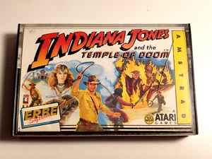 INDIANA JONES Y EL TEMPLO MALDITO AND THE TEMPLE OF DOOM AMSTRAD CPC 464 6128 - Imagen 1 de 4