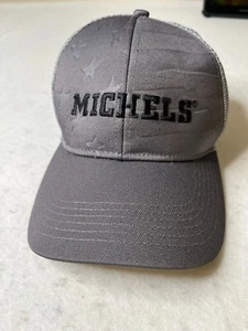 Michels Corporation hat snapback gray stars cap - Picture 1 of 9
