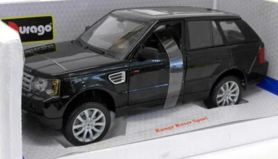 Burago 1/18 scale Diecast 18-12069 - Range Rover - Sport Black - Image 1 of 3