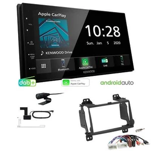 Kenwood Autoradio Apple CarPlay DAB für Hyundai H-1 Cargo und Travel Rubbertouch - Bild 1 von 6