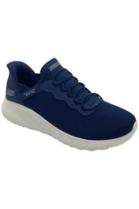 Skechers Mens Bobs Squad Chaos Daily Hype Walking Shoes Navy - Picture 1 of 3
