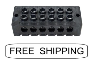 (1x) Eaton-Bussmann 14004-6 - 90A - 600V - 6 Circuit - Power Terminal Block - Picture 1 of 4