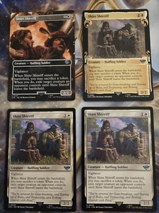 MTG LTR Shire Shirriff Playset x4 (1 Borderless, 1 Foil Showcase) - Picture 1 of 2
