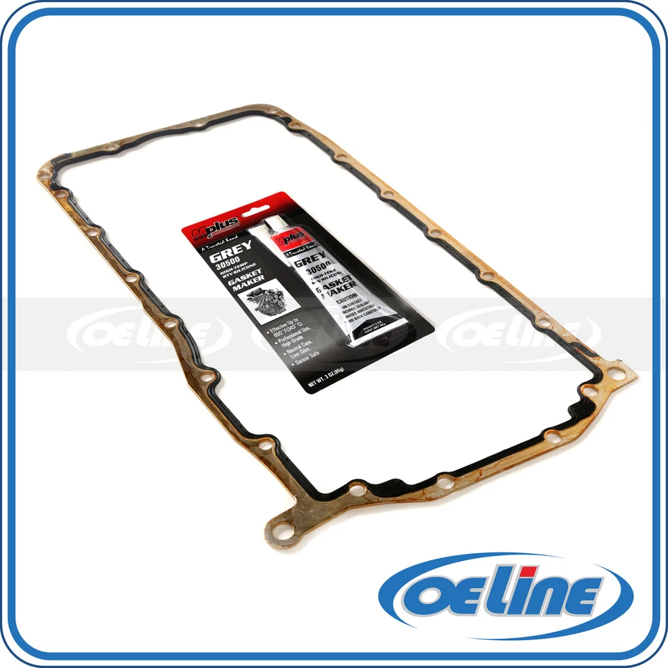 Oil Pan Gasket w/ Silicone for 98-06 Audi TT VW Beetle Golf Jetta 1.8L 2.0L - Image 1 of 3