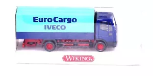 Wiking 439 01 27 Iveco Pritschen LKW Euro Cargo - blau/grün - HO 1:87 in OVP - Bild 1 von 5