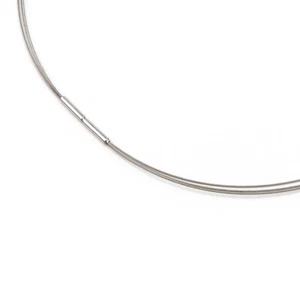 Boccia Titanium Edelstahl Schmuck,Halsreif, 3 Fach 45cm 0804-0145 Halskette - Picture 1 of 2