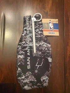 NBA San Antonio Spurs Neoprene Beer Bottle Holder Suit w/ Zipper KOOZIE Coozie - Picture 1 of 4