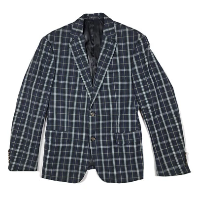 Abrigo Blazer Chaqueta Deportivo Lauren Ralph Lauren Para Hombres Algodón a Cuadros 38S Preppy Tartán Foto 1 de 4