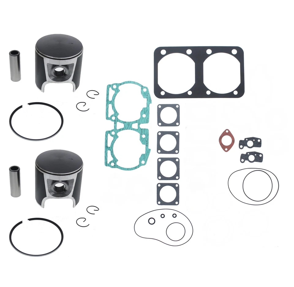 1997 1998 Ski-Doo MXZ 583 Piston Kits Top End Gasket Set 76mm Std Stock Bore - Image 1 of 4