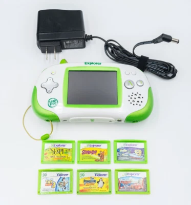 LeapFrog Leapster Explorer w/ 6 Games - Green - Image 1 of 4