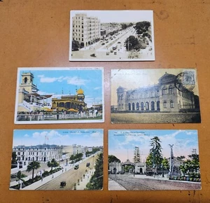 Lot x 5 Postkarten Peru Lima Paseo 9 Diciembre & FC Electrico & Hipodromo Escuela - Bild 1 von 12