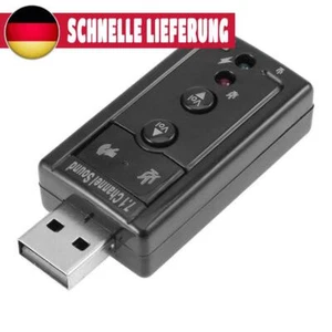 7.1 Virtuelle USB-Soundkarte, 3,5-mm-AUX-Kopfhörer-Mikrofon, externer Audio-Adap - Afbeelding 1 van 7