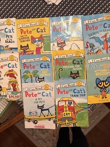 Pete The Cat 10 Picture Books Lot Children's My First Read - Free Shipping - Picture 1 of 3