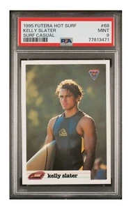 Kelly Slater 1995 Futera Hot Surf Casual #68 PSA 9 Gem Mint POP 6 Graded Card - Picture 1 of 4
