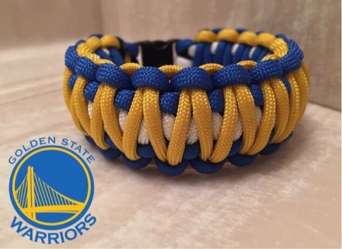 Golden State Warriors Paracord Cobra Bracelet NBA Finals 2019 NBA Finals Cover
