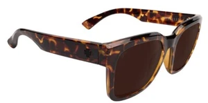 Spy Optic DESSA Sunglasses - HONEY TORT / Happy DARK BROWN Lens NEW - Picture 1 of 6
