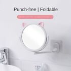 360 Rotating Double Side Cosmetic Makeup No Drill Dressing Mirror  Women