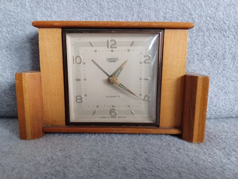 Vintage and Collectable Smiths small Mechanical Alarm Clock Cover