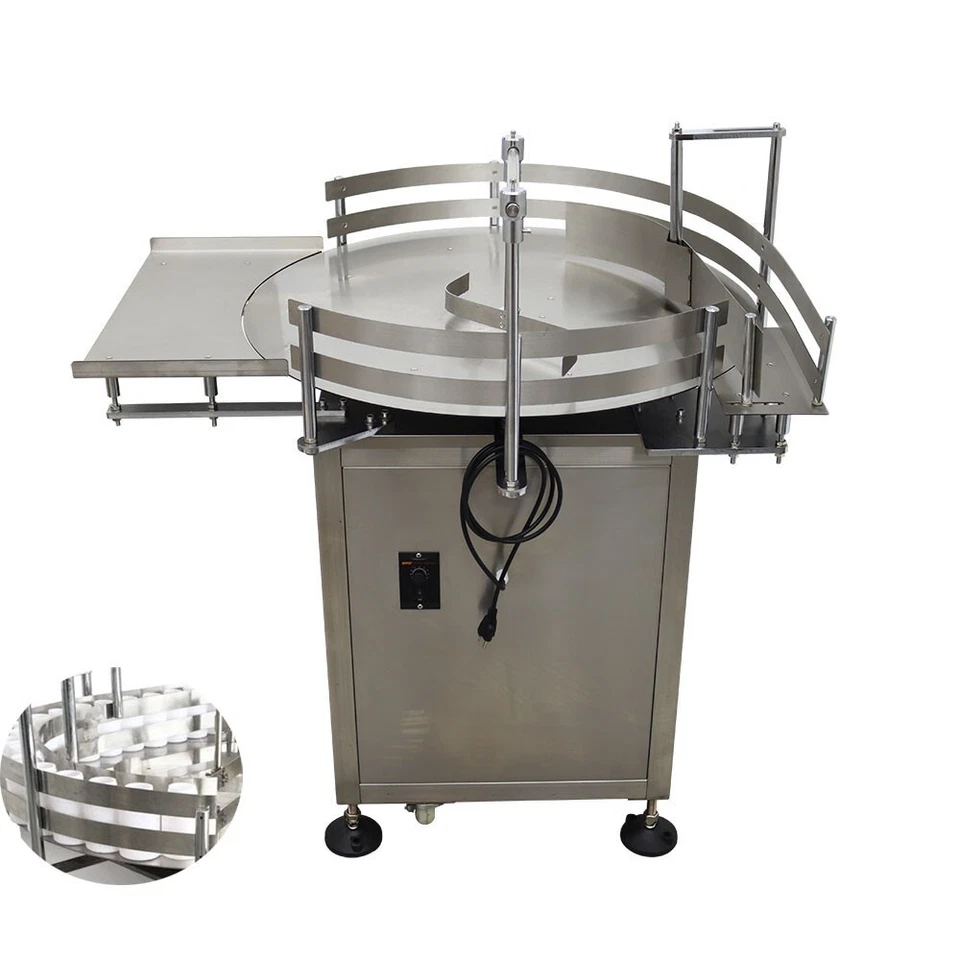 TECHTONGDA Automatic Bottle Accumulation Table 800mm Commercial Industry 110v